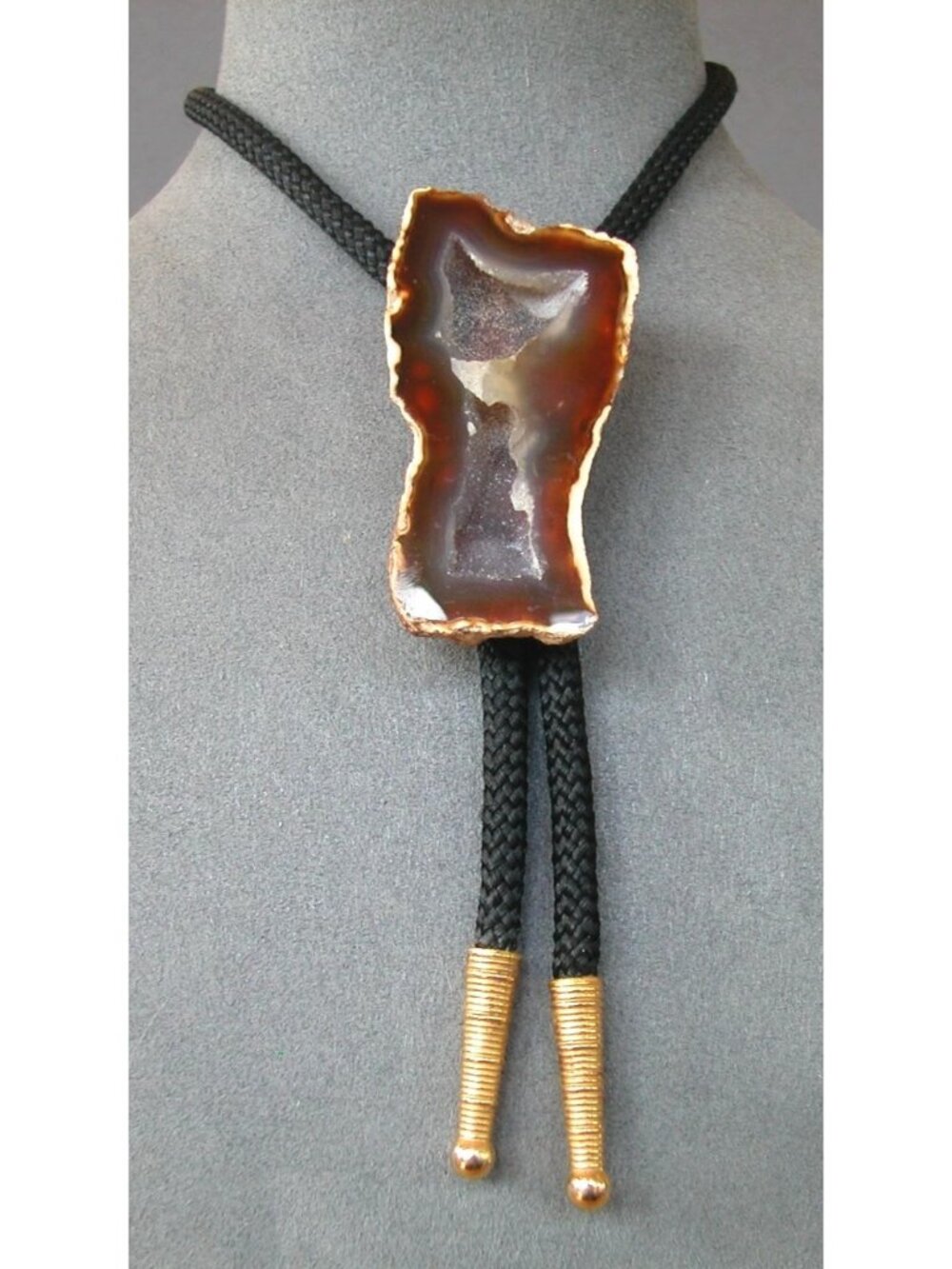 BOLO Necklace Brown Agate